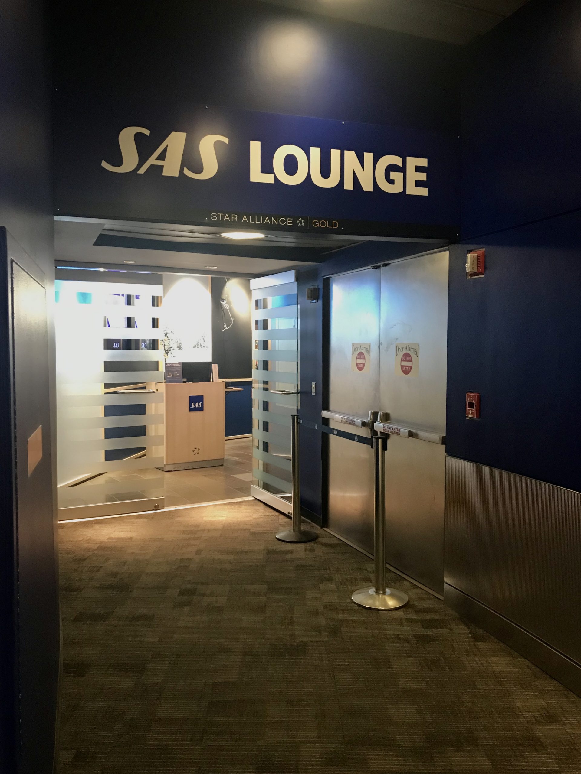 SAS Lounge Newark New York