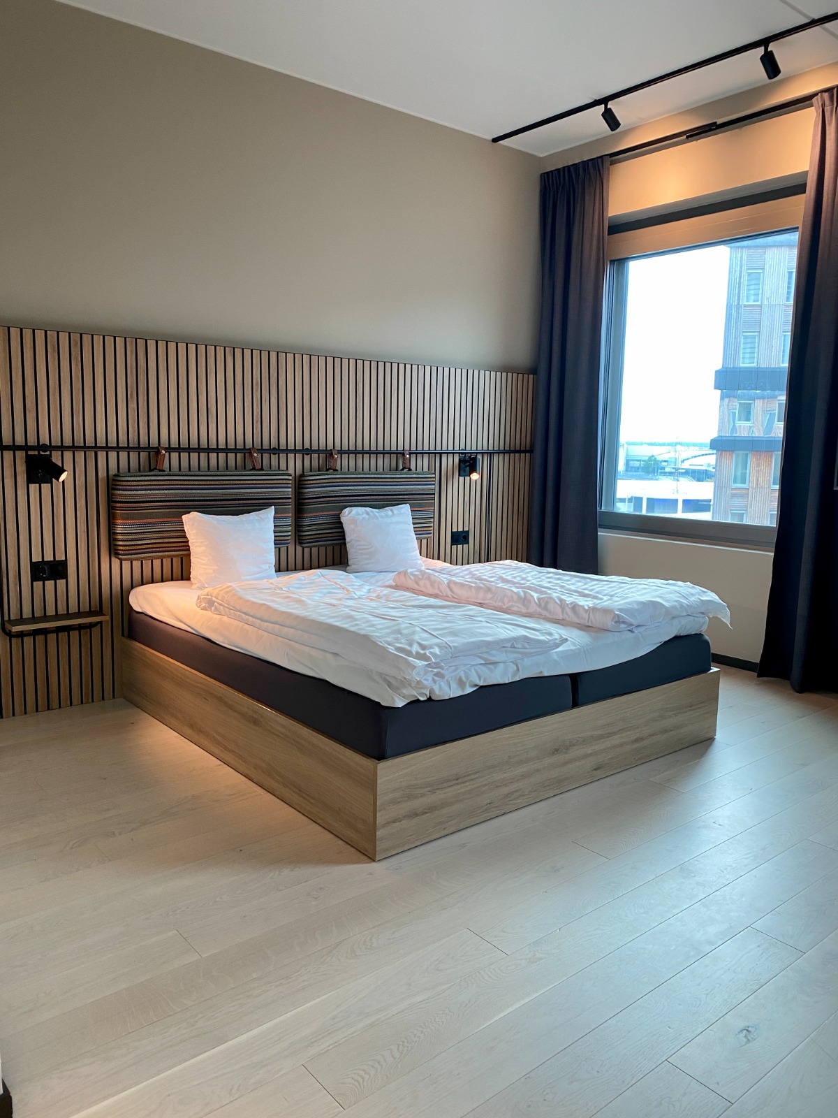 Sovrumsdelen i superiorrum på Comfort Hotel Arlanda Airport