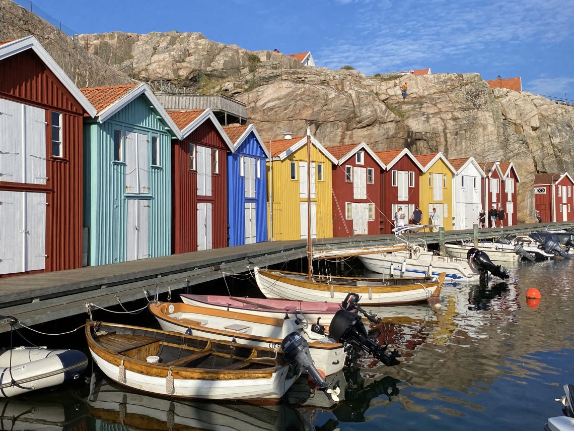 Sjöbodarna vid Smögenbryggan